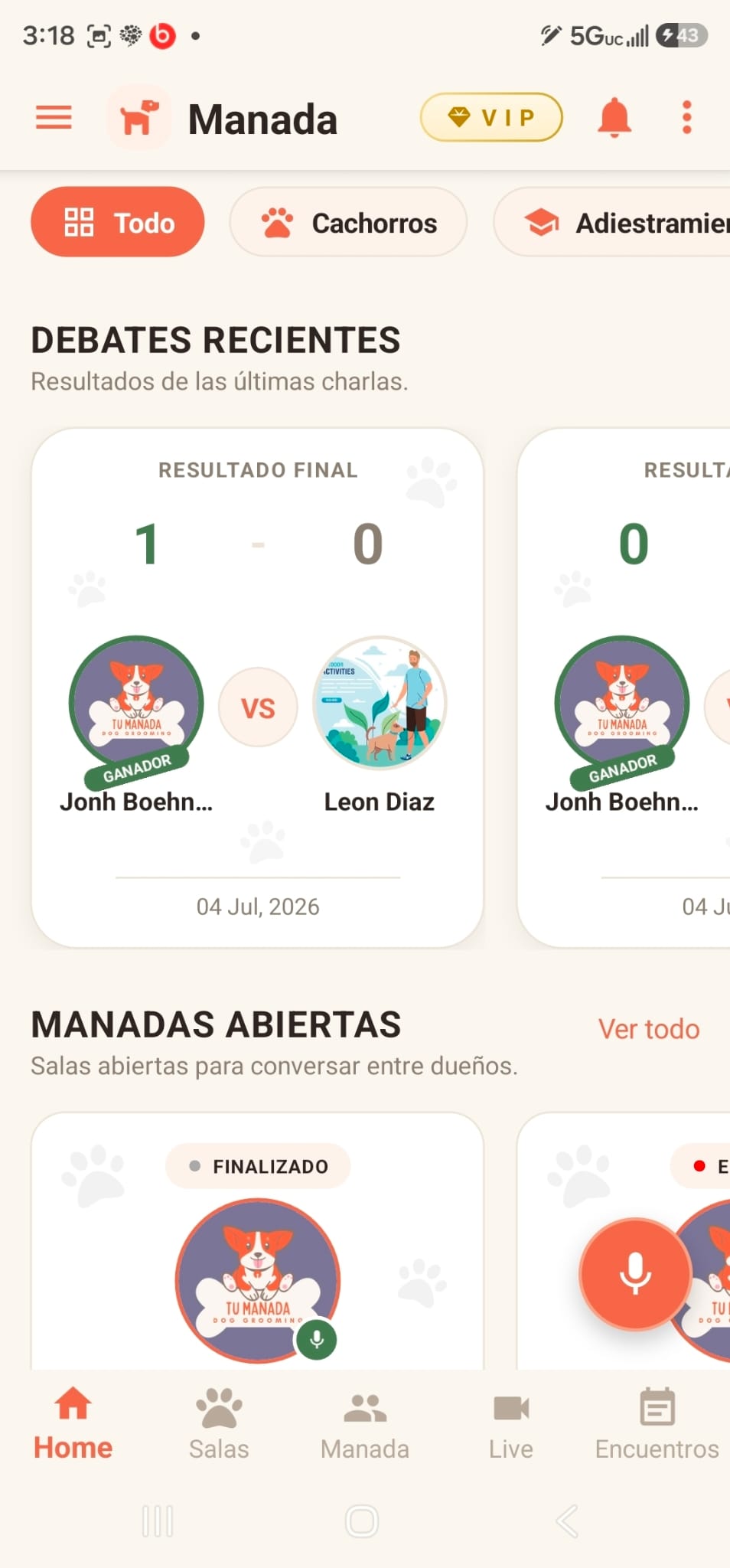 Transmisión en vivo